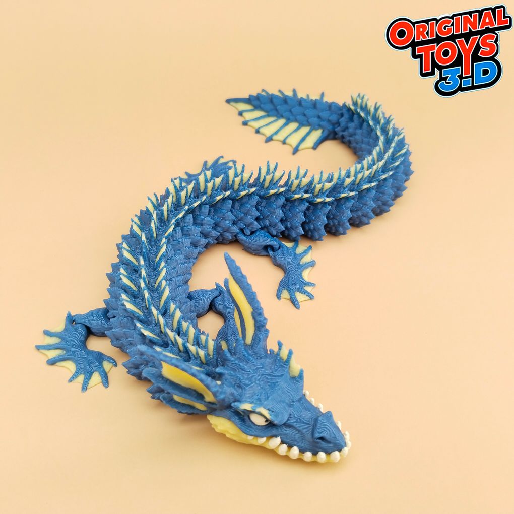 图片[4]-水龙Original Toys 3D Aquatic Dragon-3D合纵社-3D打印模型STL格式3mf格式免费下载！