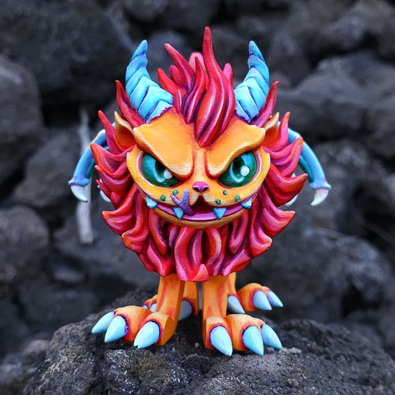 蝎尾狮Twisty Manticore-3D合纵社-3D打印模型STL格式3mf格式免费下载！