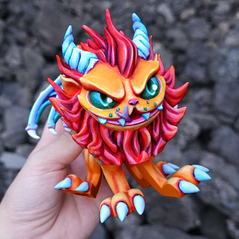 图片[3]-蝎尾狮Twisty Manticore-3D合纵社-3D打印模型STL格式3mf格式免费下载！