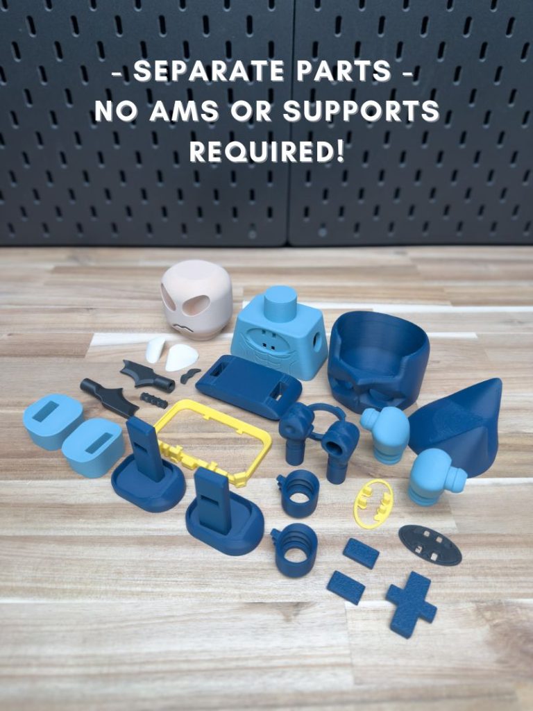 图片[3]-蝙蝠侠Batchunk Kit No Support No AMS No Glue-3D合纵社-3D打印模型STL格式3mf格式免费下载！