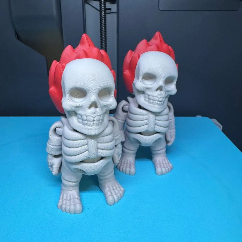火焰骨架Flexi Fire Skeleton-3D合纵社-3D打印模型STL格式3mf格式免费下载！