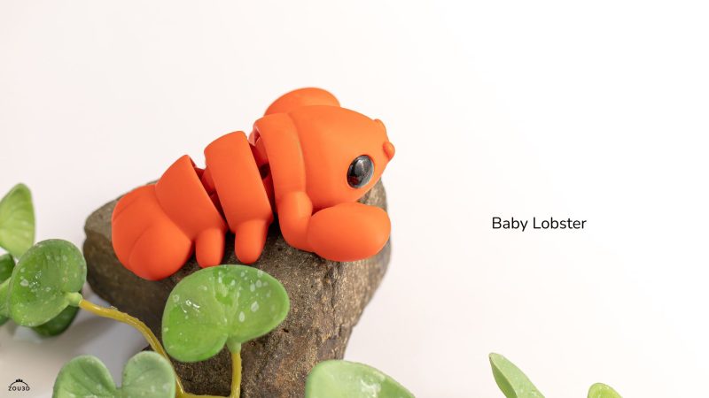 小龙虾Baby_Lobster-3D合纵社-3D打印模型STL格式3mf格式免费下载!