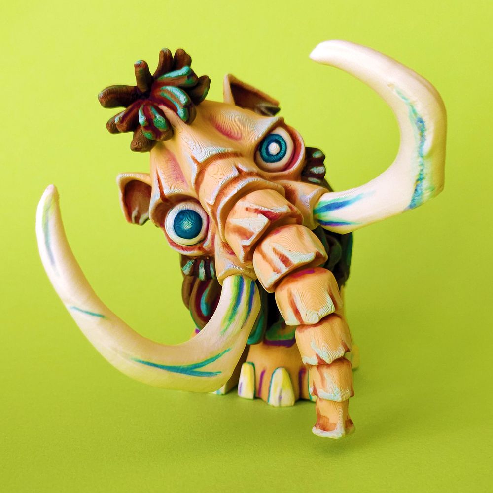 图片[5]-长毛象 Twisty Mammoth-3D合纵社-3D打印模型STL格式3mf格式免费下载！