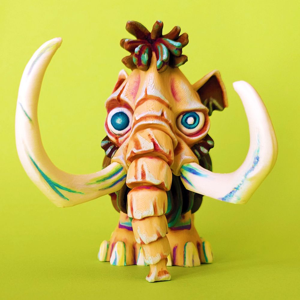 图片[4]-长毛象 Twisty Mammoth-3D合纵社-3D打印模型STL格式3mf格式免费下载！