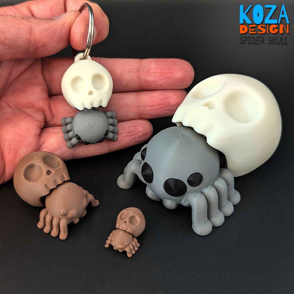 图片[2]-骷髅蜘蛛 Koza- Spider Skull @Print3DWorld-3D合纵社-3D打印模型STL格式3mf格式免费下载！