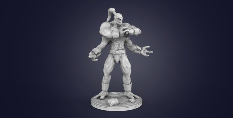 【真人快打】Goro 五郎-3D合纵社-3D打印模型STL格式3mf格式免费下载！