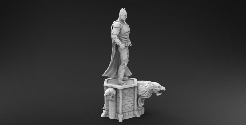【DC英雄】Batman Figure 蝙蝠侠鹰台版-3D合纵社-3D打印模型STL格式3mf格式免费下载!