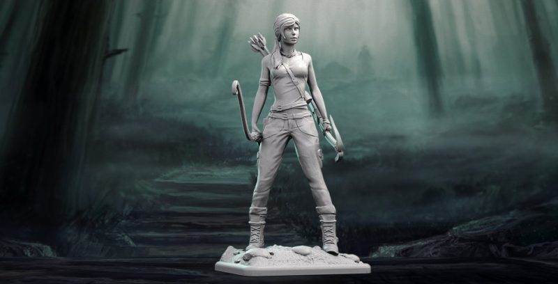 【 古墓丽影】Lara Croft 劳拉-3D合纵社-3D打印模型STL格式3mf格式免费下载！