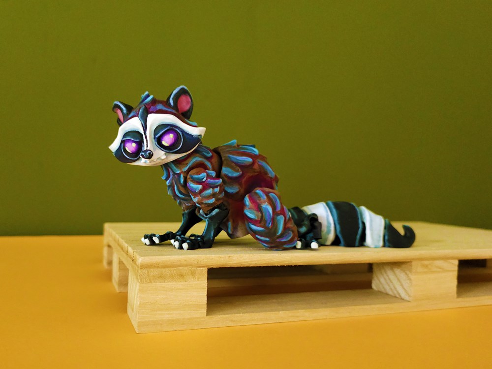 图片[4]-【恐怖系列】13.浣熊-3D合纵社-3D打印模型STL格式3mf格式免费下载！