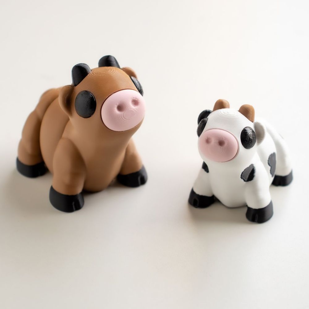 图片[2]-多巴胺钥匙扣小牛 3D打印模型 3mf/STL格式图纸-3D合纵社-3D打印模型STL格式3mf格式免费下载！