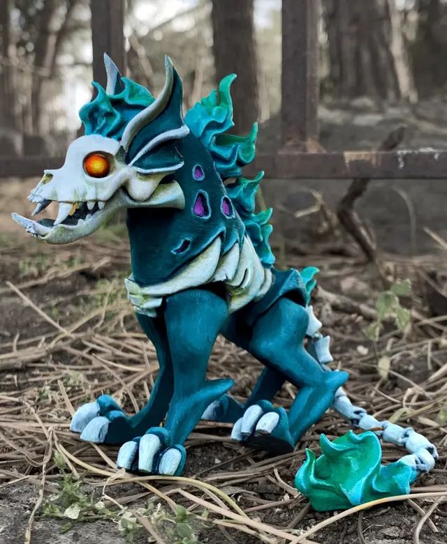 图片[2]-【恐怖系列】19.灵活地狱犬-3D合纵社-3D打印模型STL格式3mf格式免费下载！