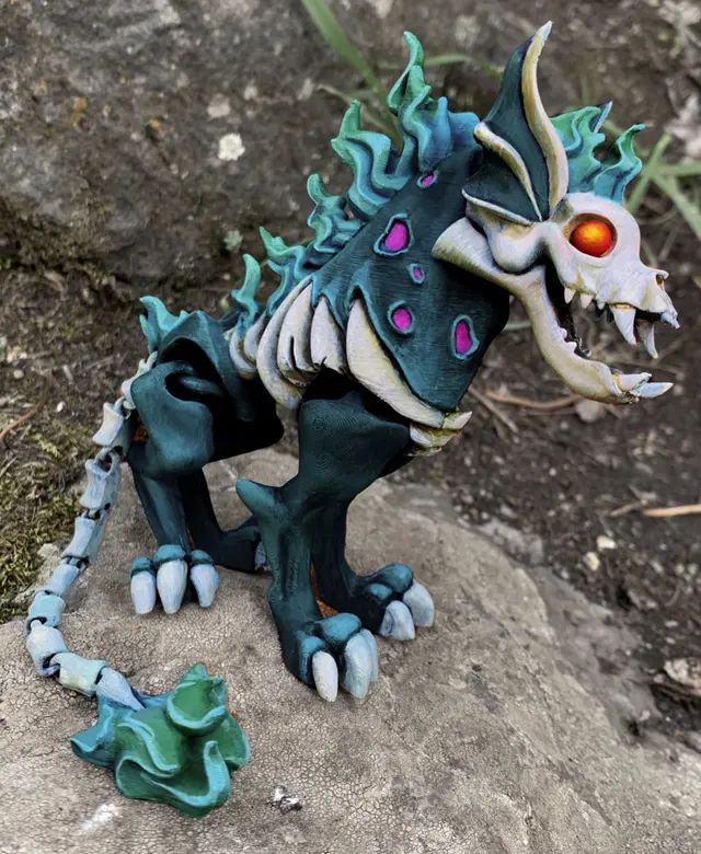 图片[4]-【恐怖系列】19.灵活地狱犬-3D合纵社-3D打印模型STL格式3mf格式免费下载！