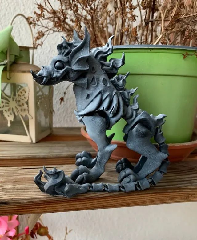 图片[3]-【恐怖系列】19.灵活地狱犬-3D合纵社-3D打印模型STL格式3mf格式免费下载！