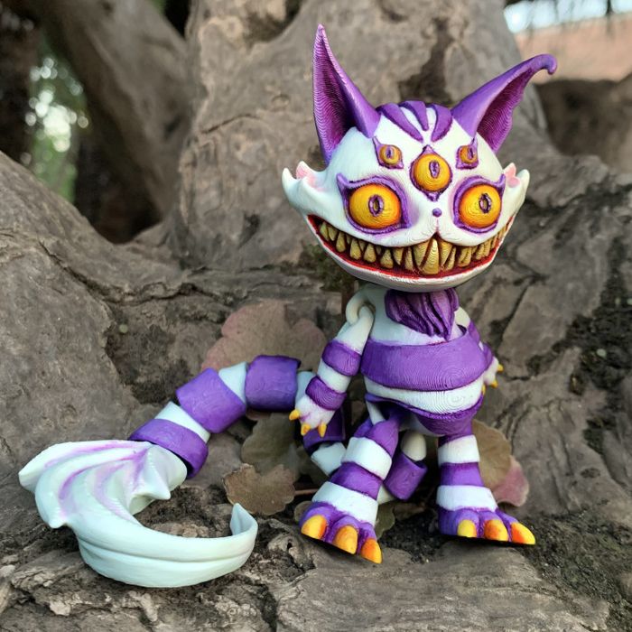 图片[2]-【恐怖系列】25.蠕变猫星球-3D合纵社-3D打印模型STL格式3mf格式免费下载！