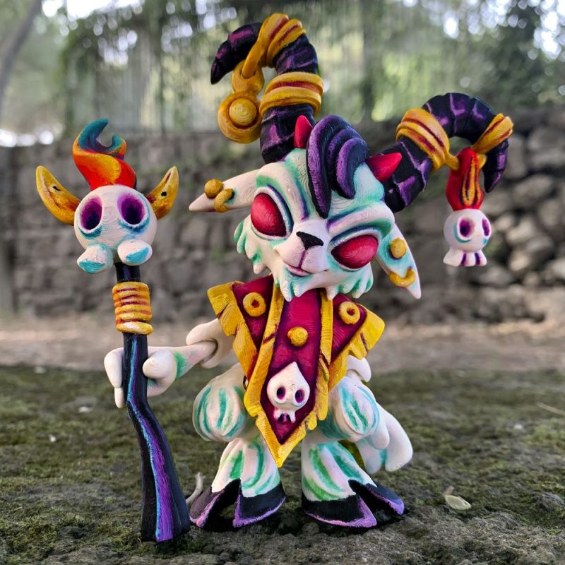 【恐怖系列】04.地狱山羊-3D合纵社-3D打印模型STL格式3mf格式免费下载！