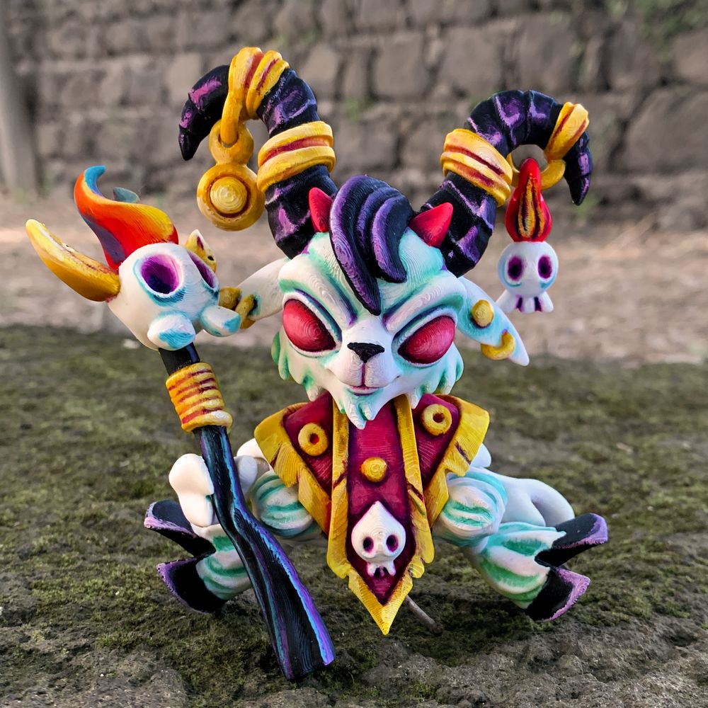 图片[3]-【恐怖系列】04.地狱山羊-3D合纵社-3D打印模型STL格式3mf格式免费下载！