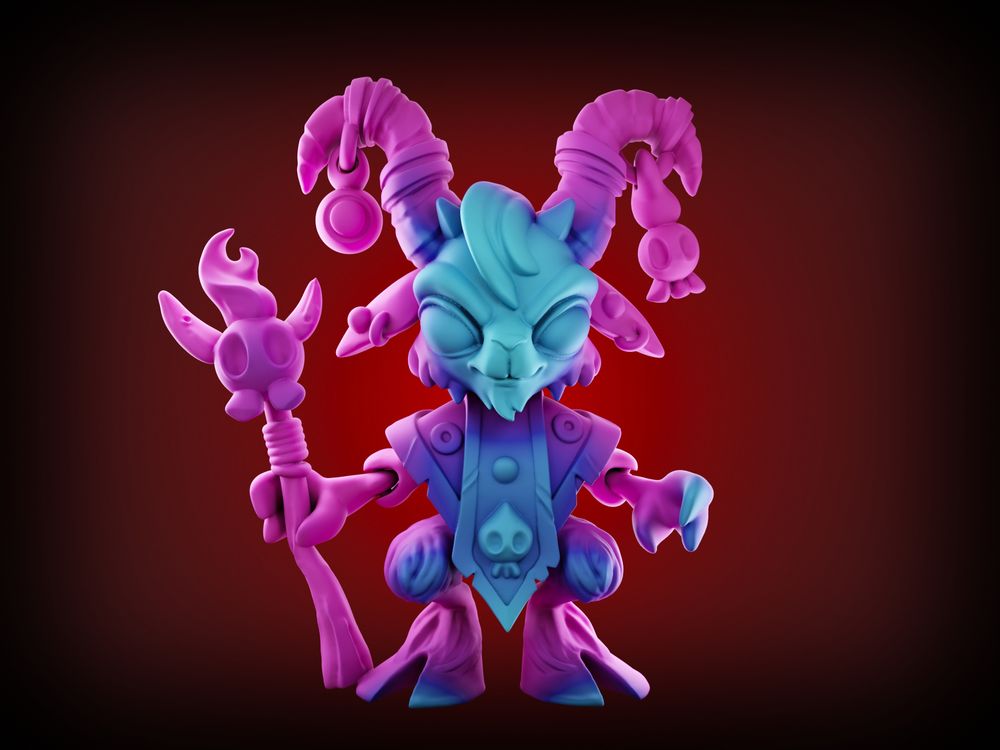 图片[2]-【恐怖系列】04.地狱山羊-3D合纵社-3D打印模型STL格式3mf格式免费下载！