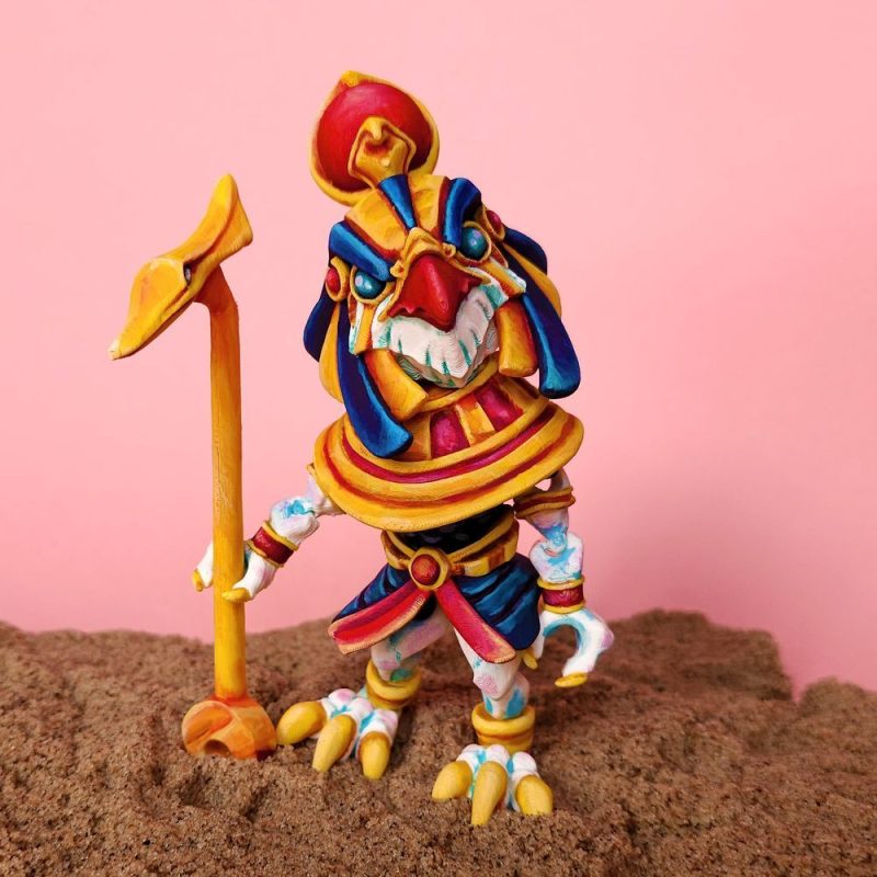 【恐怖系列】57.可爱的太阳神-3D合纵社-3D打印模型STL格式3mf格式免费下载!