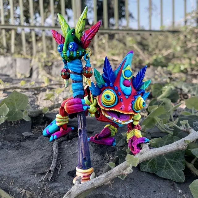 图片[4]-【恐怖系列】26.萨满变色龙-3D合纵社-3D打印模型STL格式3mf格式免费下载！