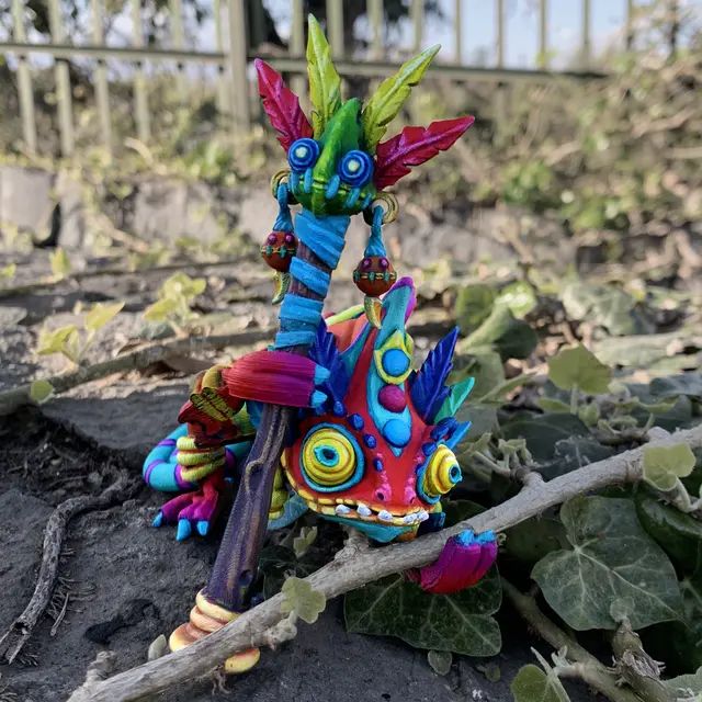 图片[3]-【恐怖系列】26.萨满变色龙-3D合纵社-3D打印模型STL格式3mf格式免费下载！