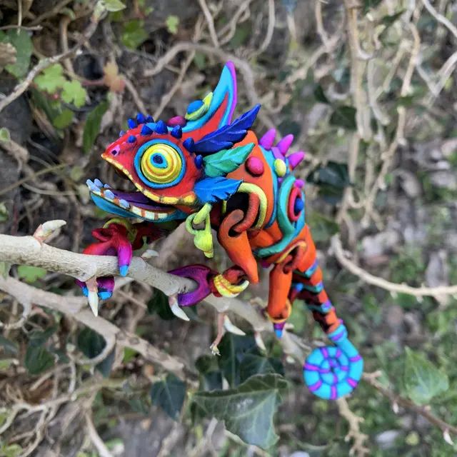 图片[2]-【恐怖系列】26.萨满变色龙-3D合纵社-3D打印模型STL格式3mf格式免费下载！