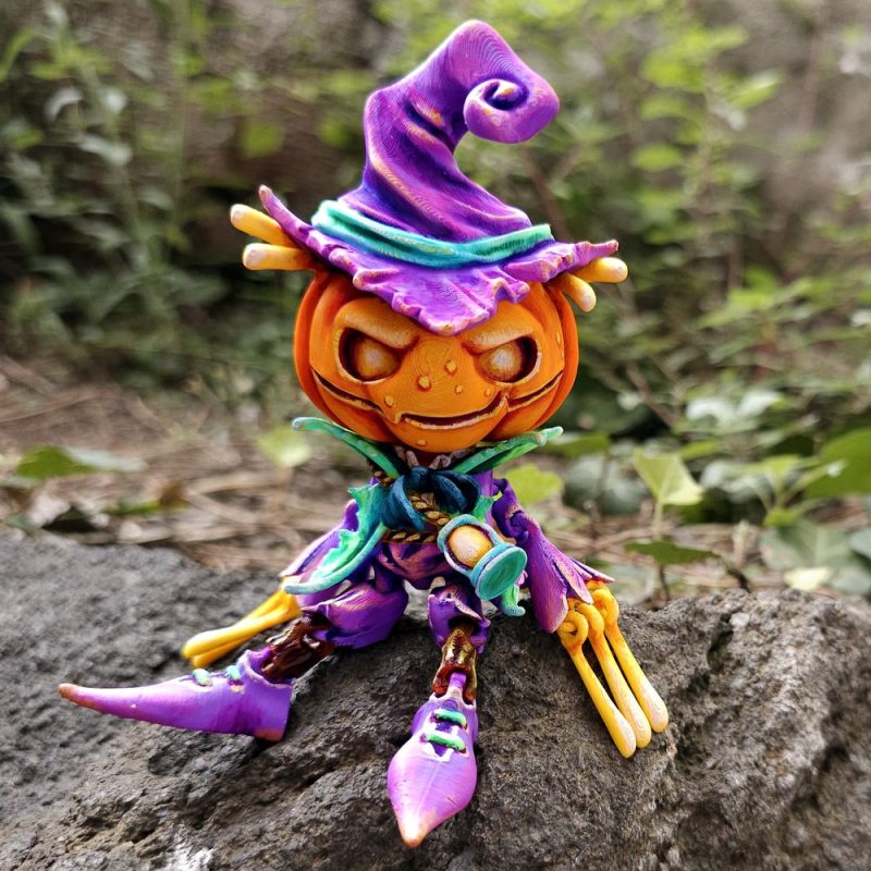 【恐怖系列】24.南瓜人-3D合纵社-3D打印模型STL格式3mf格式免费下载!