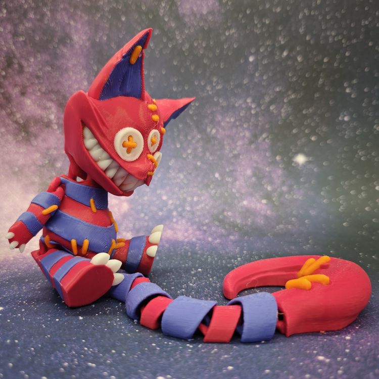 图片[3]-【恐怖系列】21.毛绒猫-3D合纵社-3D打印模型STL格式3mf格式免费下载！