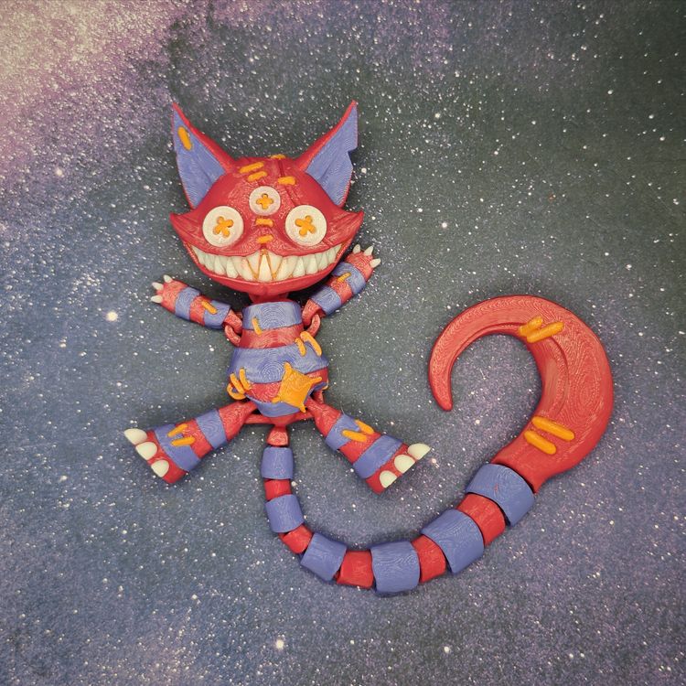 图片[2]-【恐怖系列】21.毛绒猫-3D合纵社-3D打印模型STL格式3mf格式免费下载！