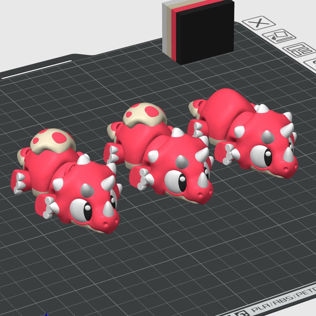 图片[2]-蛋壳三角龙 Flexi Baby Triceratops Print-in-place-3D合纵社-3D打印模型STL格式3mf格式免费下载！