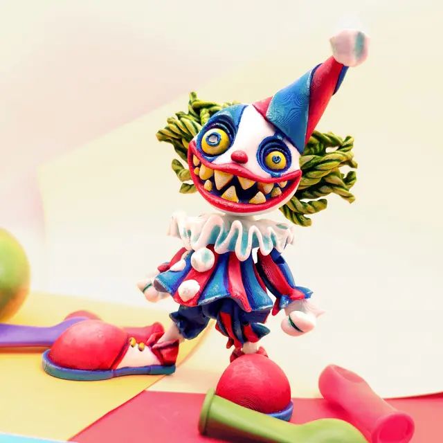 图片[3]-【恐怖系列】18.恐怖小丑-3D合纵社-3D打印模型STL格式3mf格式免费下载！