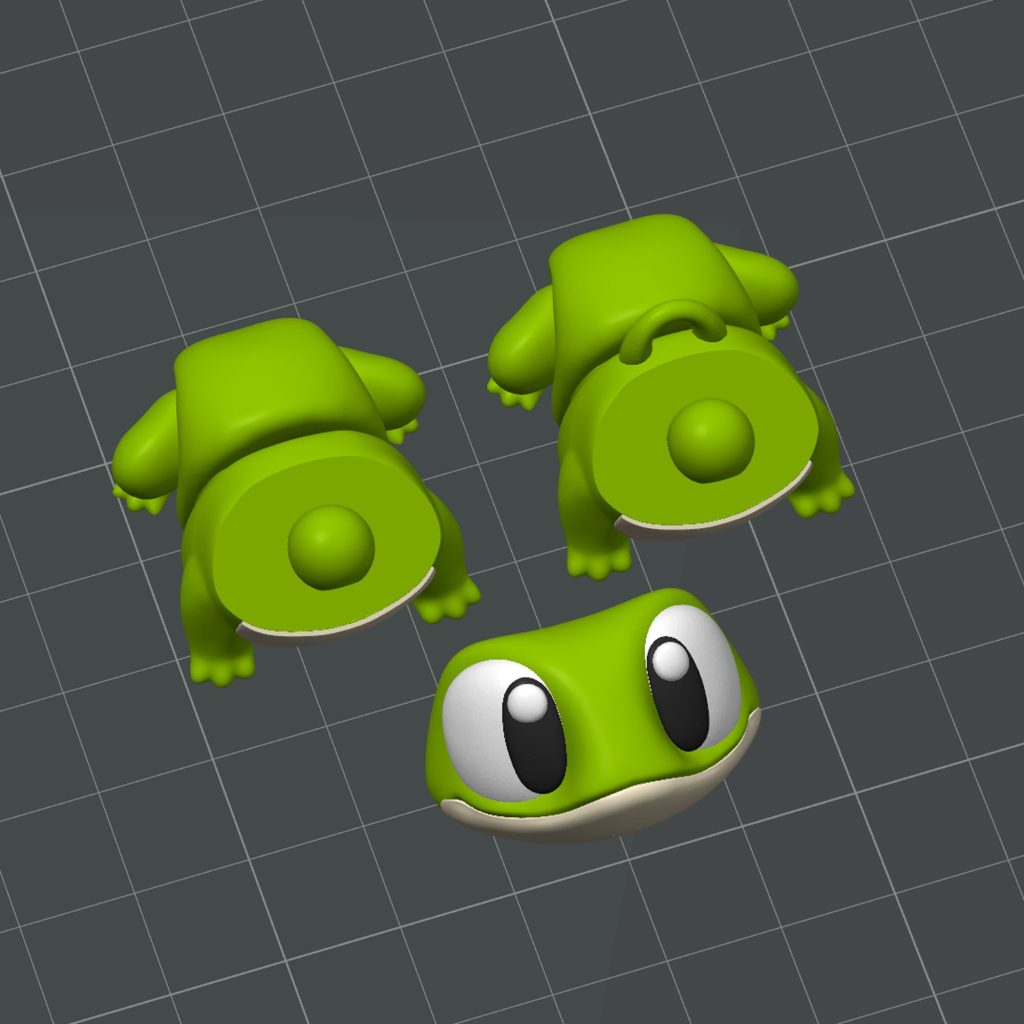 图片[2]-可爱的大眼蛙 Flexi Mini Frog Print-in-place-3D合纵社-3D打印模型STL格式3mf格式免费下载！