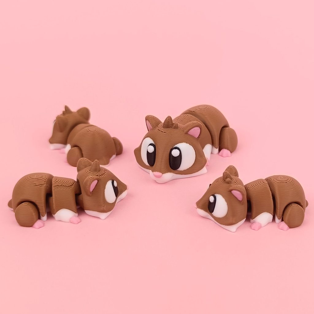 图片[3]-仓鼠  Flexi Hamster Print-in-place-3D合纵社-3D打印模型STL格式3mf格式免费下载！