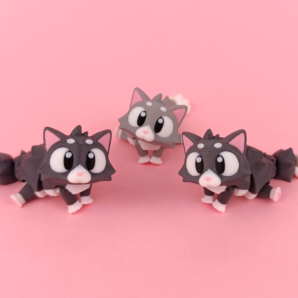 图片[3]-小猫咪 Flexi Cat Print-in-place-3D合纵社-3D打印模型STL格式3mf格式免费下载！