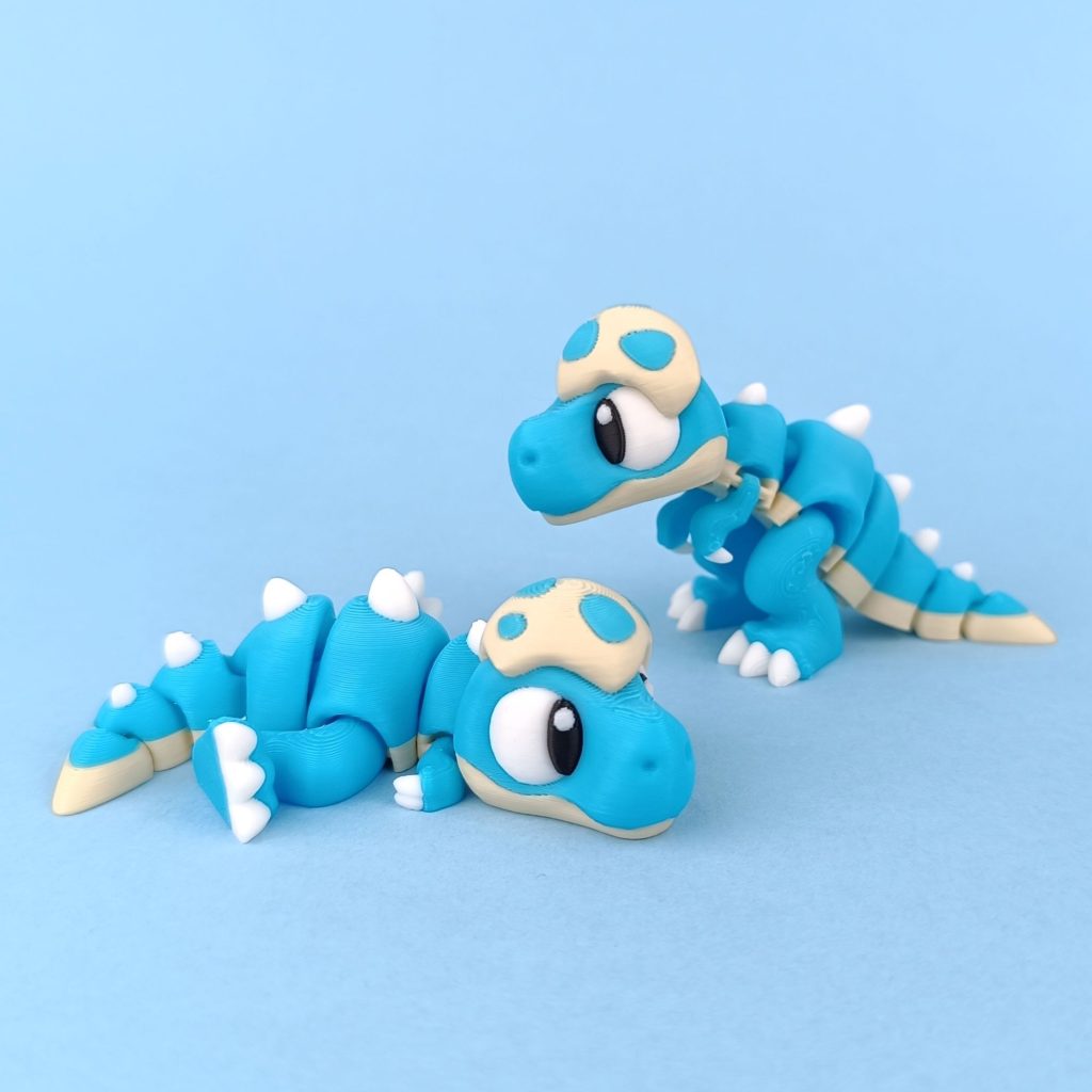 图片[4]-小恐龙 Flexi Baby T-rex Print-in-place-3D合纵社-3D打印模型STL格式3mf格式免费下载！