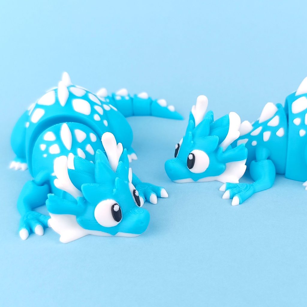 图片[3]-雪龙 Flexi Dragon Print-in-place-3D合纵社-3D打印模型STL格式3mf格式免费下载！