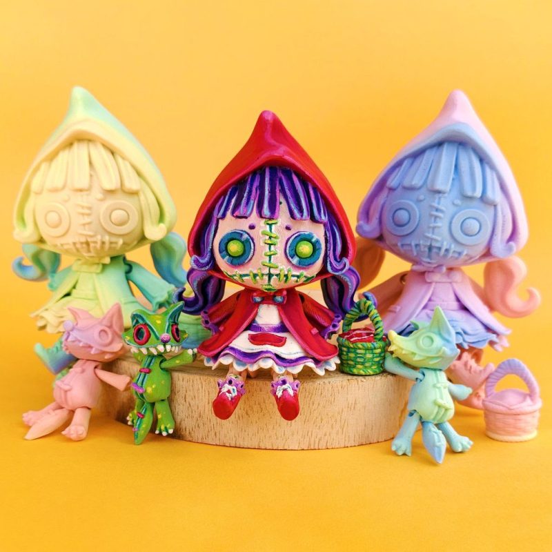 【恐怖系列】33.小红帽 R-Hood-3D合纵社-3D打印模型STL格式3mf格式免费下载!