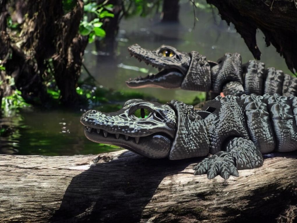 图片[3]-鳄鱼 AlligatorV2-3D合纵社-3D打印模型STL格式3mf格式免费下载！