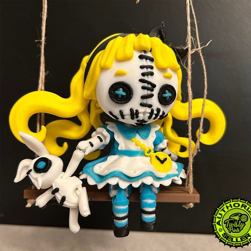 【恐怖系列】02.爱丽丝-兔子-3D合纵社-3D打印模型STL格式3mf格式免费下载!