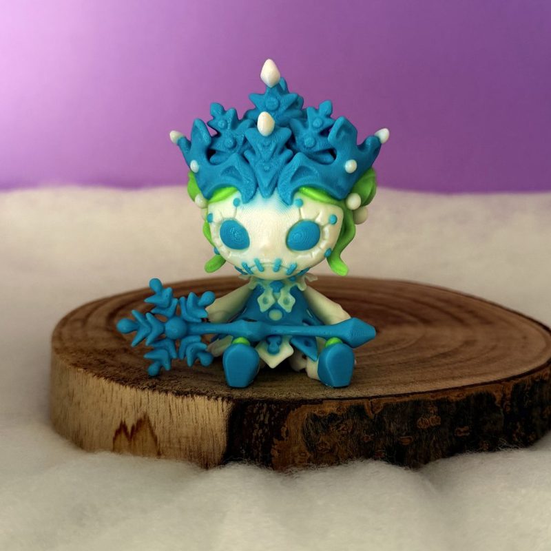 【恐怖系列】03.冰雪女王-3D合纵社-3D打印模型STL格式3mf格式免费下载！