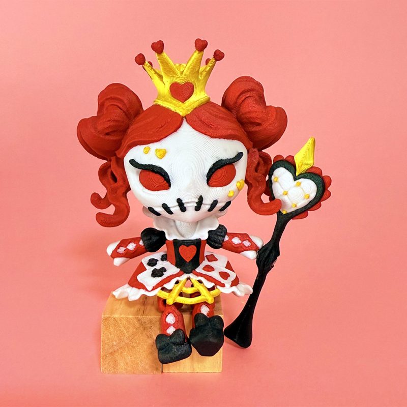 【恐怖系列】12.红心女王-3D合纵社-3D打印模型STL格式3mf格式免费下载!