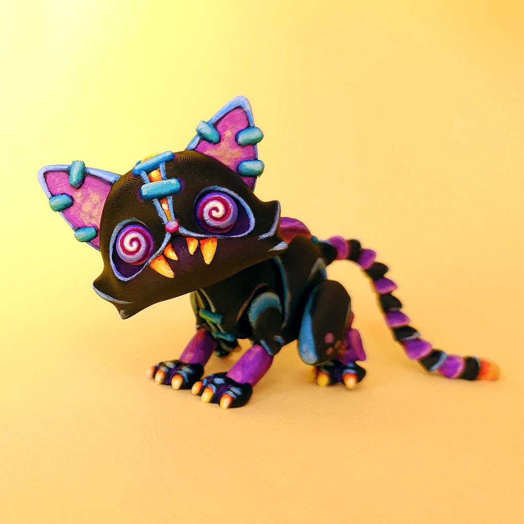 图片[3]-【恐怖系列】39.幽灵猫-3D合纵社-3D打印模型STL格式3mf格式免费下载！