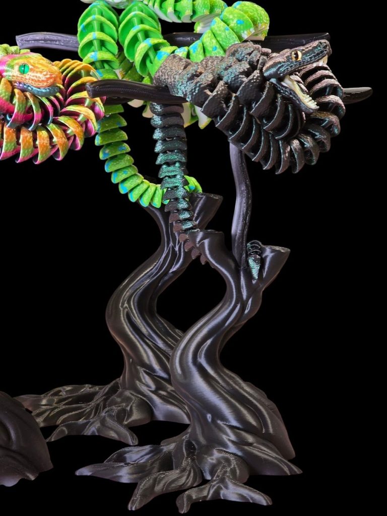 图片[3]-翡翠树蟒、树杈 EmeraldTreeBoa-3D合纵社-3D打印模型STL格式3mf格式免费下载！