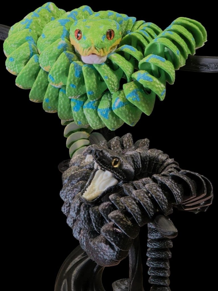 图片[2]-翡翠树蟒、树杈 EmeraldTreeBoa-3D合纵社-3D打印模型STL格式3mf格式免费下载！