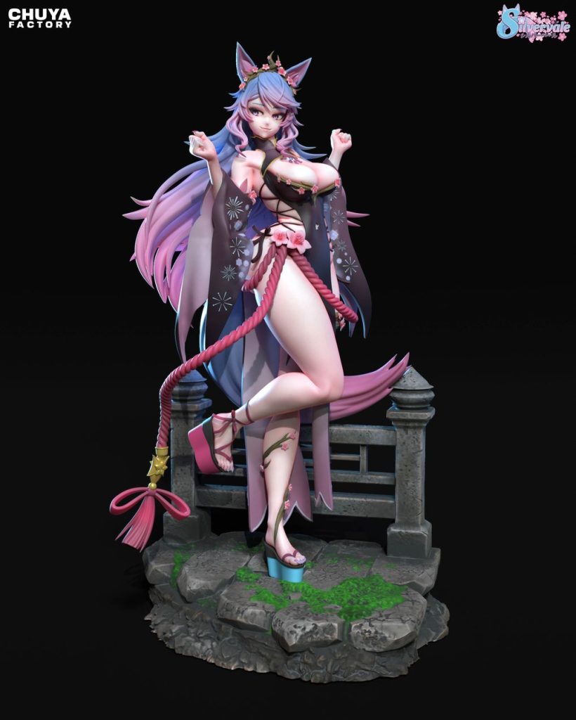 银谷 Chuya Factory – VTuber – Silvervale-3D合纵社-3D打印模型STL格式3mf格式免费下载！