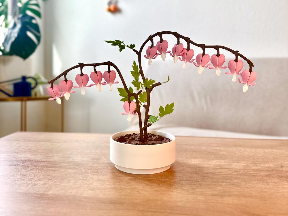 荷包牡丹 Bleeding_Hearts_Functional_Plant_Print_For_Valentines-3D合纵社-3D打印模型STL格式3mf格式免费下载！
