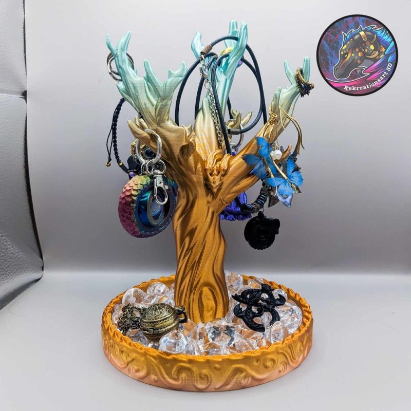 奇幻珠宝树 jewelry-tree-3D合纵社-3D打印模型STL格式3mf格式免费下载！