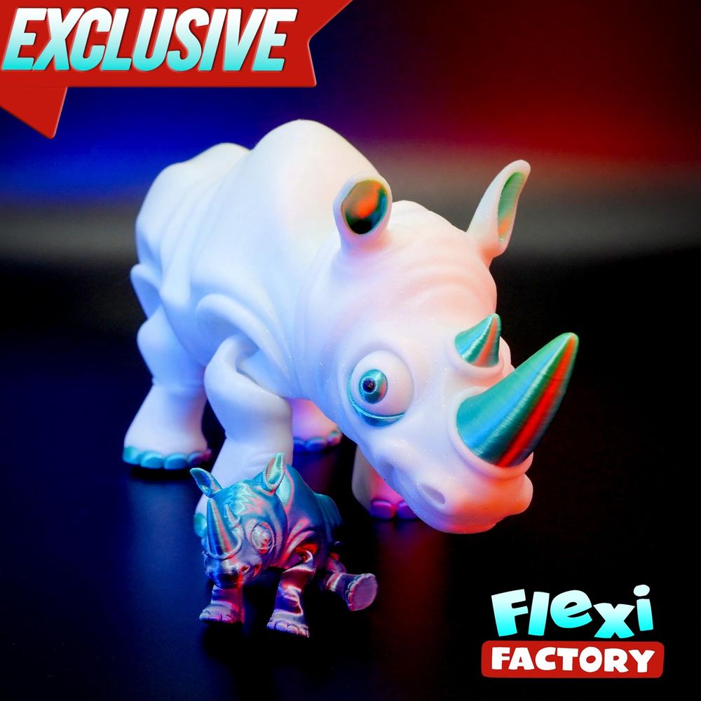 图片[3]-犀牛 Flexi Factory Rhino Ring Toss-3D合纵社-3D打印模型STL格式3mf格式免费下载！