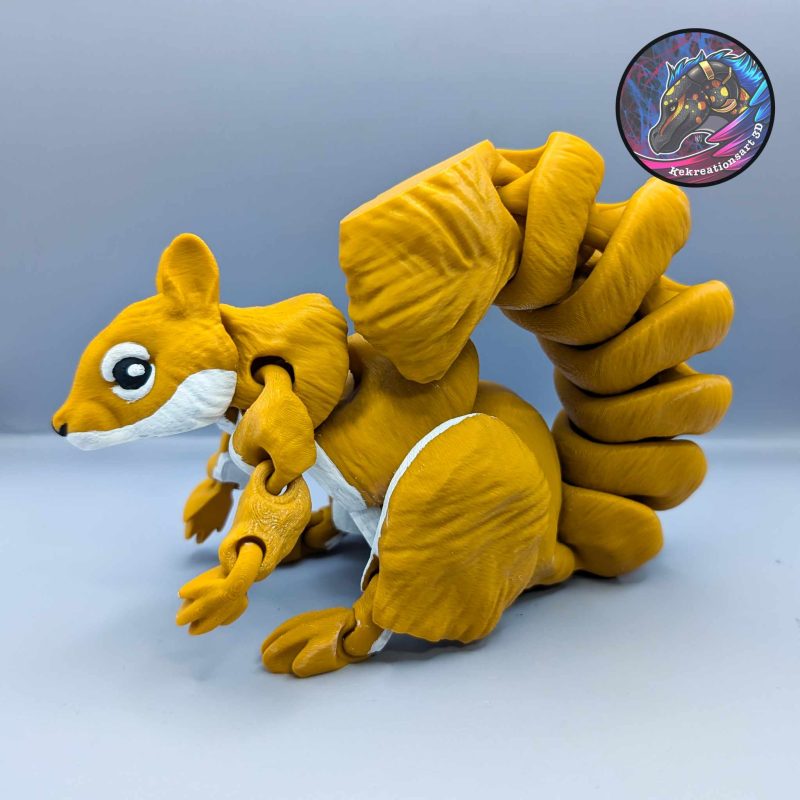 松鼠 Kekreations Squirrel-3D合纵社-3D打印模型STL格式3mf格式免费下载！