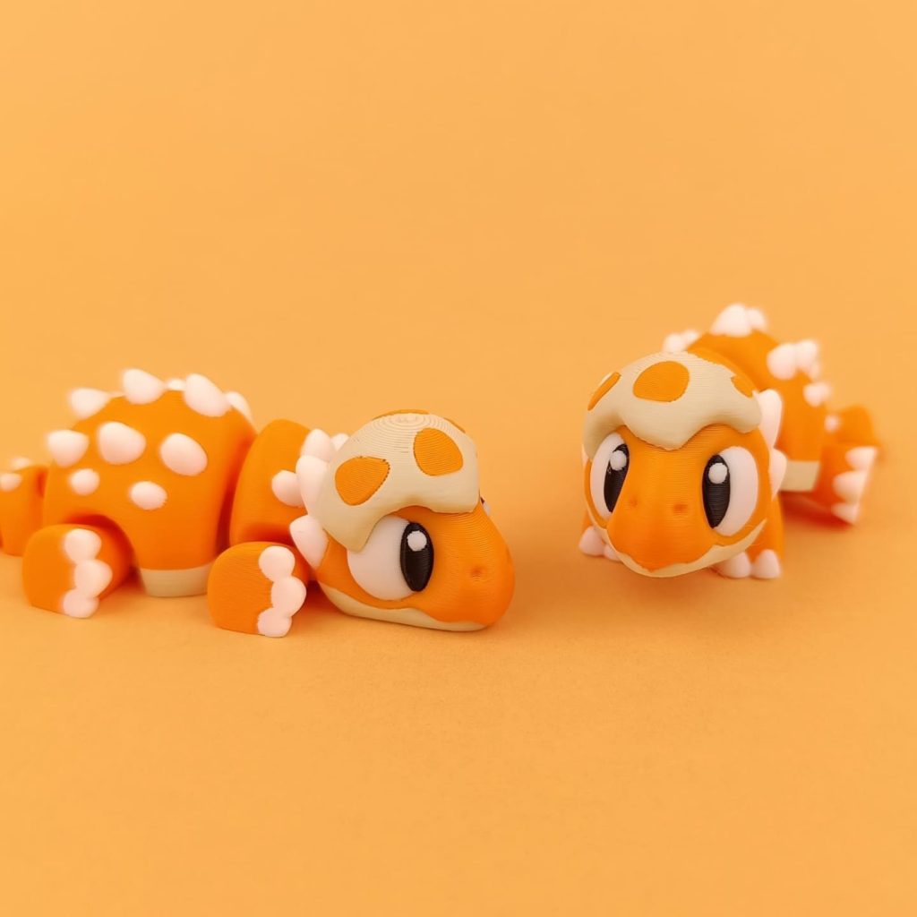 蛋壳锤头龙 3DGob Baby Ankylosaurus-3D合纵社-3D打印模型STL格式3mf格式免费下载！