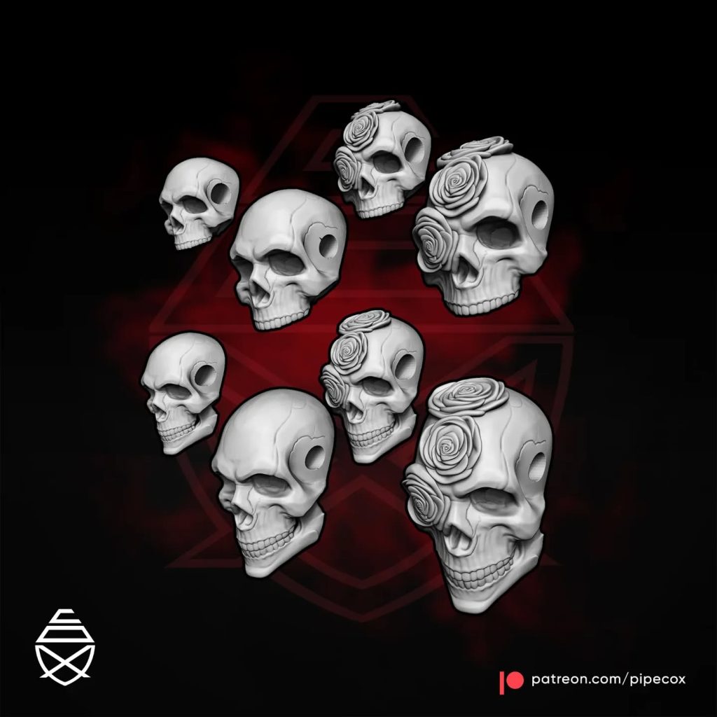 图片[2]-骷髅珠子 skull bead pip cox-3D合纵社-3D打印模型STL格式3mf格式免费下载！